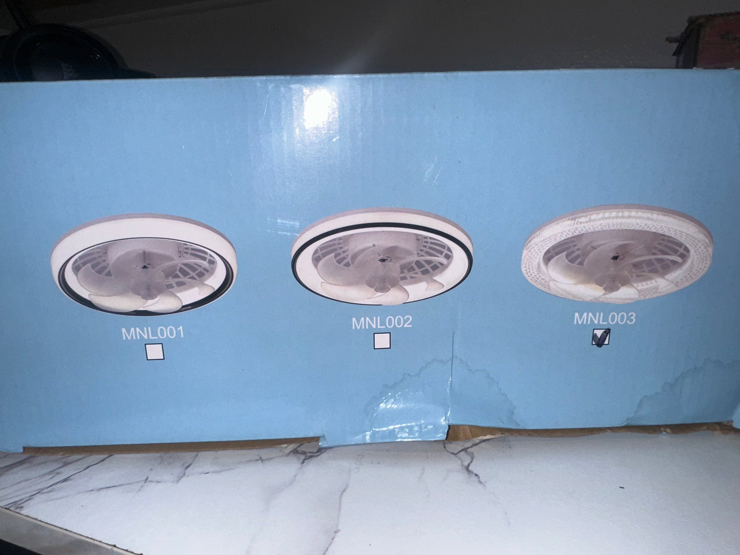 Ceiling fan with Multi-Core LED Luminaires as Ventilators - Online Swap Meet