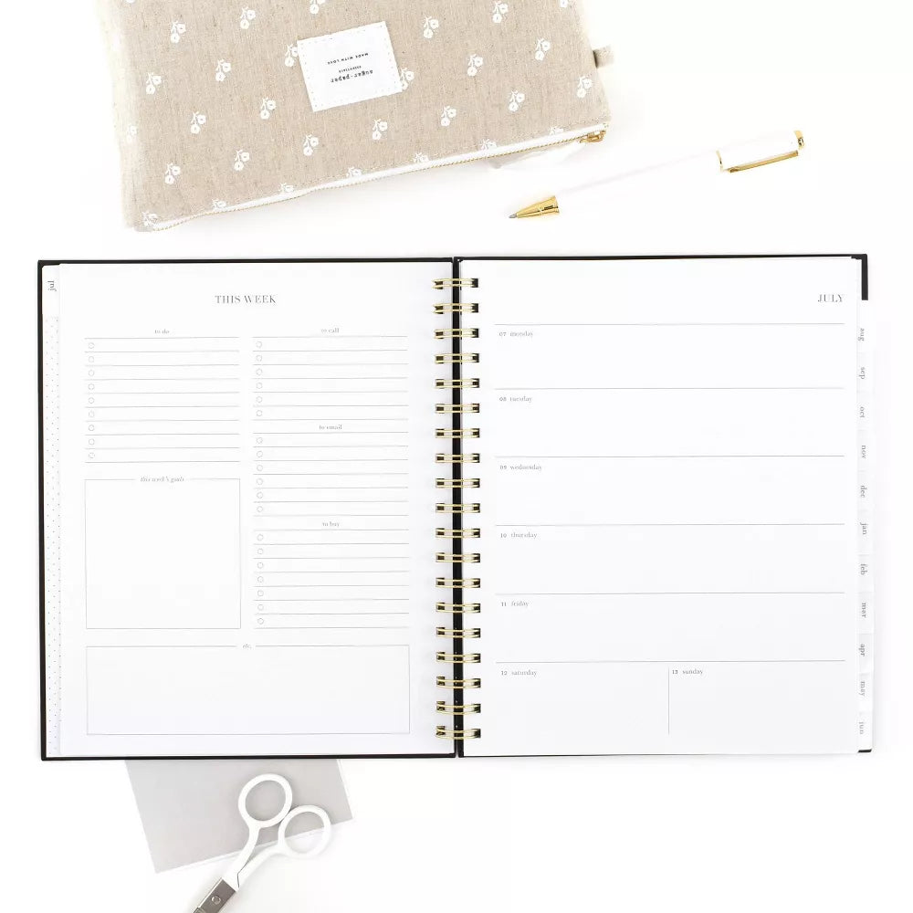Sugar Paper Essentials Hardcover Planner (July 2025-June 2026) - Online Swap Meet