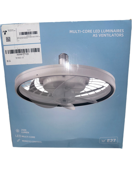 Ceiling fan with Multi-Core LED Luminaires as Ventilators - Online Swap Meet