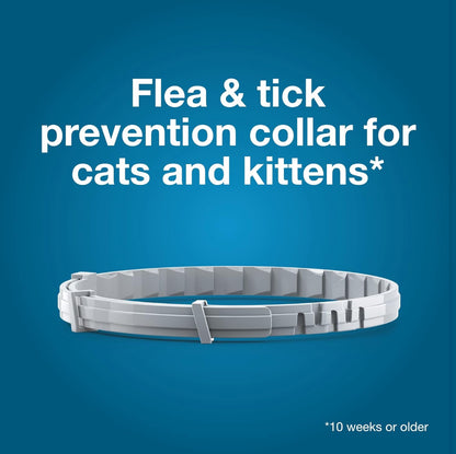 Seresto Cat Vet-Recommended Flea & Tick Treatment & Prevention Collar for Cats | 8 Months Protection - Online Swap Meet