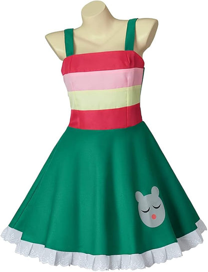 Saniplaycos Princess Star Butterfly Cosplay Dress Costume Green Mini Dress for Women - Online Swap Meet