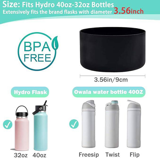 Silicone Base Boot for Hydro Flask, 2pack (32oz & 40oz) - Online Swap Meet