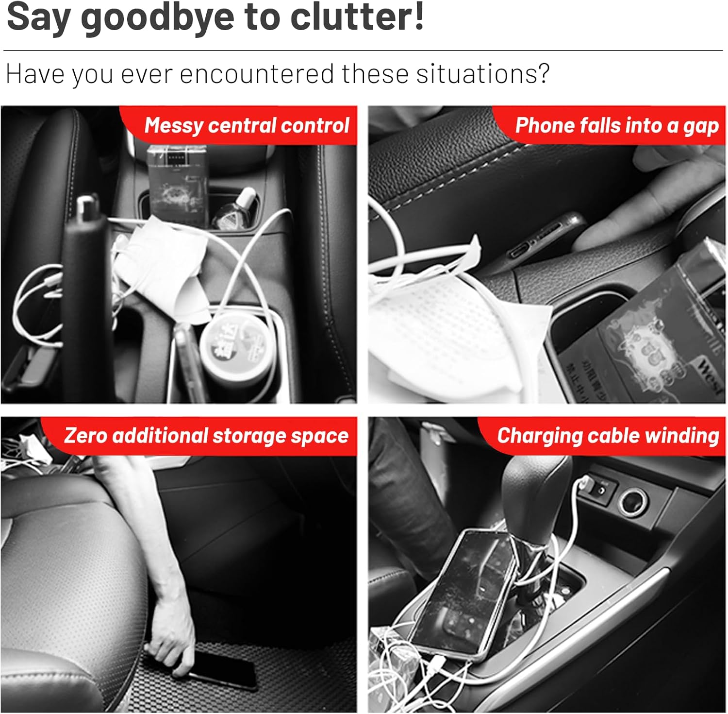 Car Seat Gap Filler Organizer, 75W Charging, Storage Box, 2 Pack (Large) - Online Swap Meet