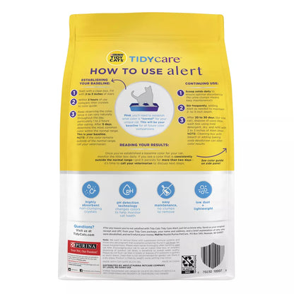 Purina Tidy Cats Care Alert Cat & Kitty Litter with pH Health Detection - 8lbs - Online Swap Meet